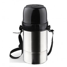 Термос нерж. 1,0л. Дорожный 1С671 Amet универс.горло, ремень