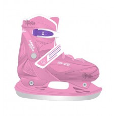 Коньки раздвижные 30-33p.BLACKAQUA АS-405 розовый