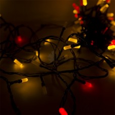 Гирлянда эл. с насадками ЛУЧИКИ 10м 100LED мультицвет тем-зел шн. SE-BEAM-110M