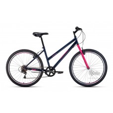 Велосипед 26"" ALTAIR MTB HT low рост 17"", 6ск. т.синий/розовый