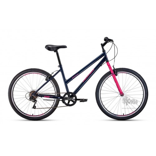 Велосипед 26"" ALTAIR MTB HT low рост 17"", 6ск. т.синий/розовый