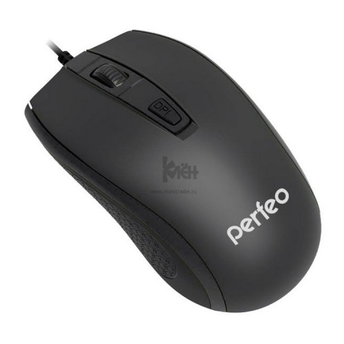 Мышь Perfeo PROFIL PF-4932 черная 4кн.