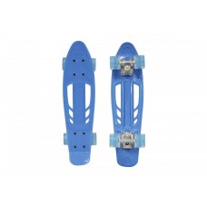 Пенниборд 61*14см BlackAqua S00238 дека пластик, голубой
