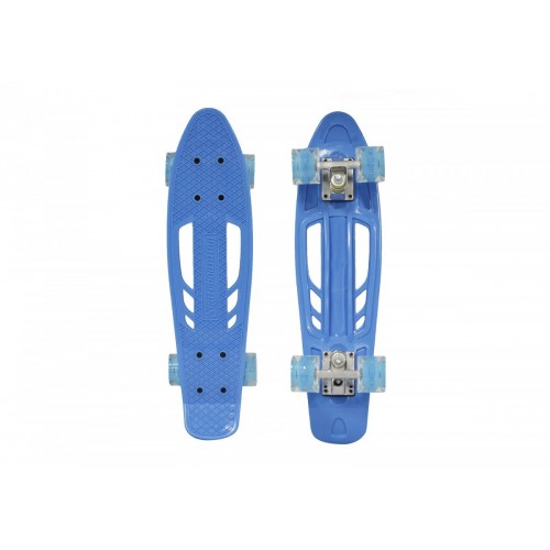Пенниборд 61*14см BlackAqua S00238 дека пластик, голубой