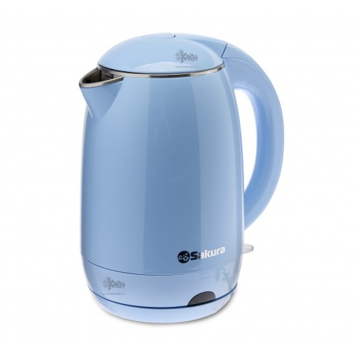 Чайник SAKURA SA-2157BL(1,8л.) неж. ненагревающ. корпус. эффект термоса ,черн