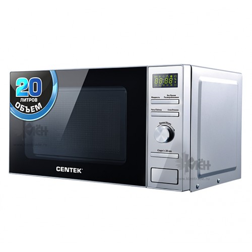 СВЧ печь соло 20л. Centek CT-1586 стальной