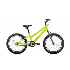 Велосипед 20"" ALTAIR MTB HT low женск.рама, рост 10,5"", 1ск. ярко-зелёный/серый