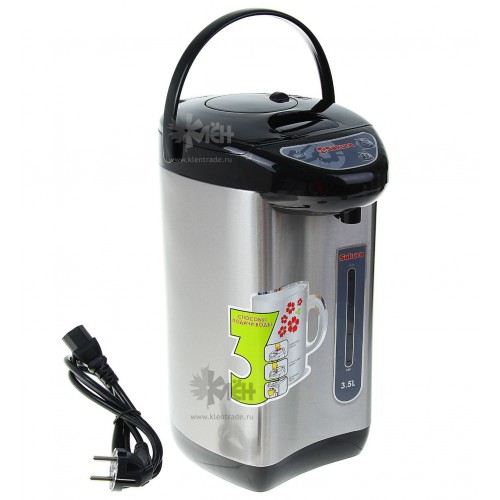 Чайник-термос SAKURA SA-334BS (3,5л.) нерж/черн.