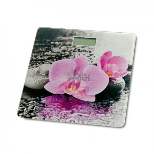 Весы напольные SAKURA SA-5072F электр.орхид