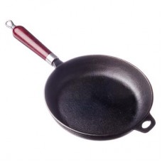 Сковорода чугунная d22см. VETTA 808-005 деревянн. ручка Сковорода чугунная d22см. VETTA 808-005 деревянн. ручка