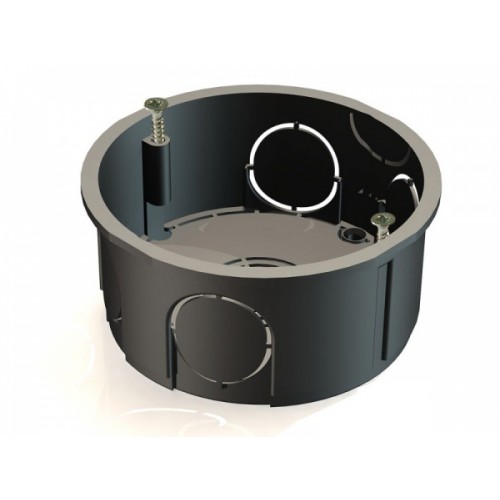 Подрозетник под кирпич 1м d65*40 TDM(ЧЕРНЫЙ)