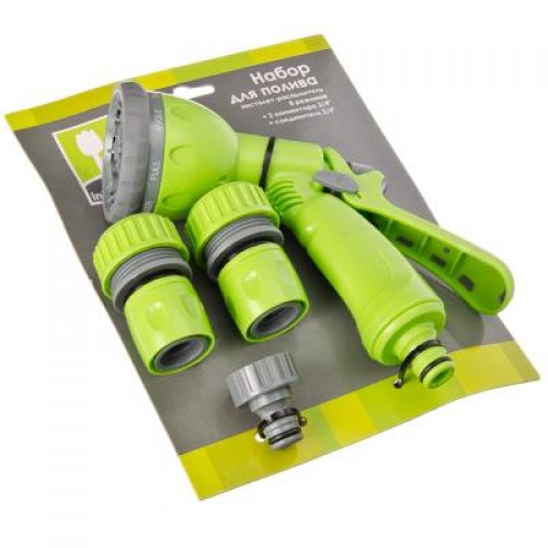 Набор для полива 167-040 пистолет+2 коннектора
