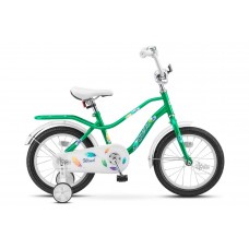 Велосипед 14"" STELS Wind зелёный
