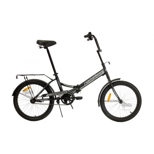 Велосипед 20"" NAMELESS Start Z2000-BS складной, черный/серебристый