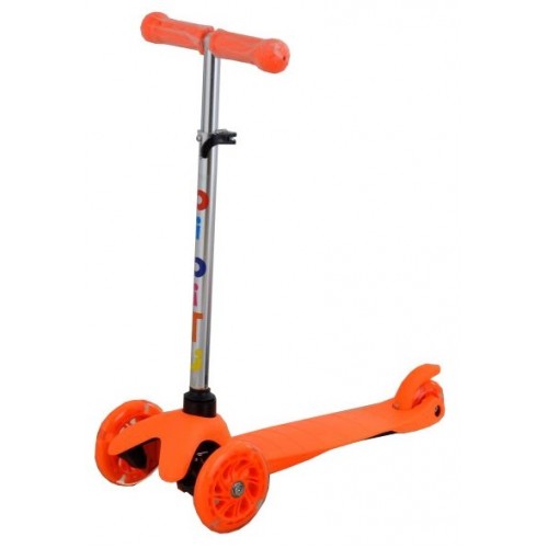 Самокат 3-ёх кол. BIBITU JAY SKL-06L руль 51-71см., оранжевый