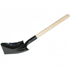 Лопата автомобильная снеговая АвтоЛидер 2 сталь/деревянный черенок