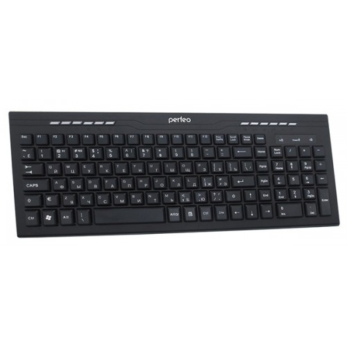 Клавиатура б/пр PERFEO PF-4510 MEDIUM Multimedia USB черная
