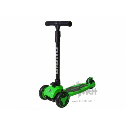 Самокат 3-ёх кол. BIBITU MAX K7 складной, до 70кг., зелёный