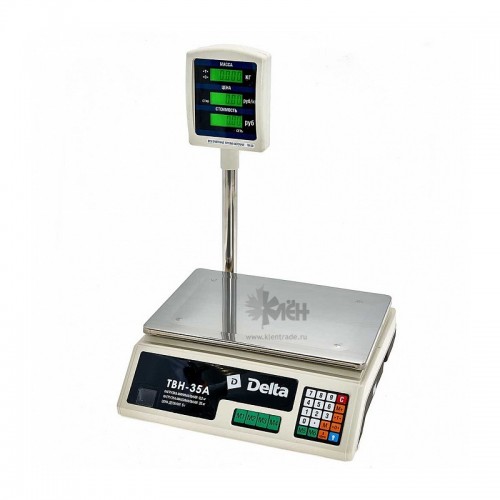 Весы торговые DELTA ТВН-35А до 35кг.