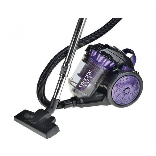 Пылесос б/м DELTA LUX DL-0830 2.Вт фиолет/черн
