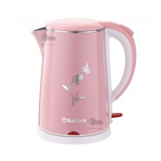 Чайник SAKURA SA-2159WP(1,8л.) роз/бел