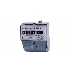 Счётчик электрический Меркурий-201.7 5-60A/220В ДИН-модульный