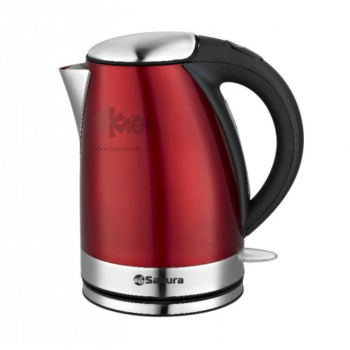 Чайник SAKURA SA-2118R (1,7л.) нерж. красн.