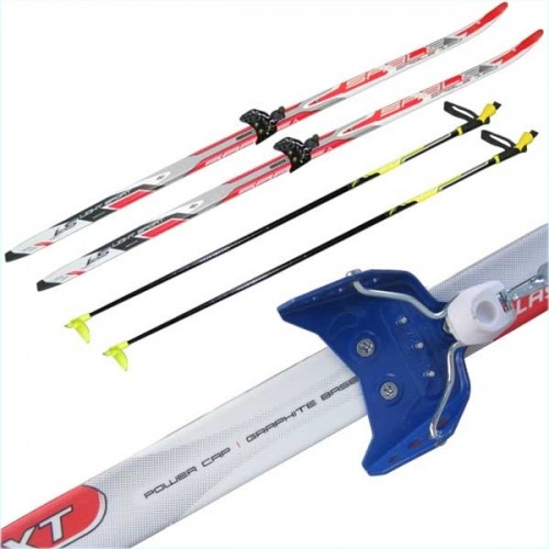 Комплект лыж STC 75мм 160см step