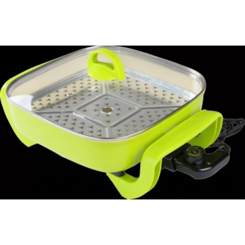 Электросковорода SAKURA SA-7708GR 30-8см керам квадр