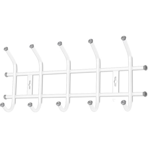 Вешалка настенная Nika 5 крючков ВНТ5/Б белый