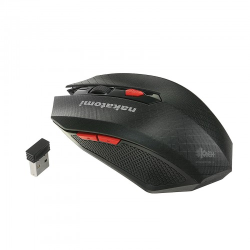 Мышь беспроводная NAKATOMI MRON-08U BLACK Navigator RF 2.4G Optical - 6 кнопок + ролик прок