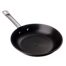 Сковорода чугунная d24см. SATOSHI 808-027 антиприг.покр., металл. ручка Сковорода чугунная d24см. SATOSHI 808-027 антиприг.покр., металл. ручка