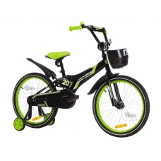 Велосипед 18"" NAMELESS Cross чёрный/зелёный