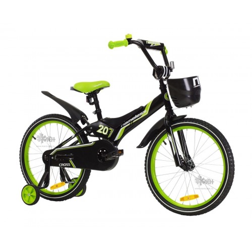 Велосипед 18"" NAMELESS Cross чёрный/зелёный
