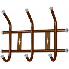 Вешалка настенная Nika 3 крючка ВНТ3/А медный антик