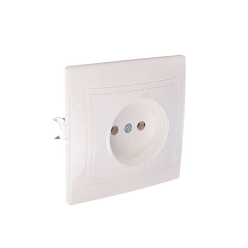Розетка 1М C/У Таймыр белая TDM SQ1814-0011
