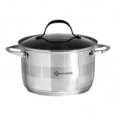 Кастрюля 4,0л. Eurostek ES-1002 подходит для индукции