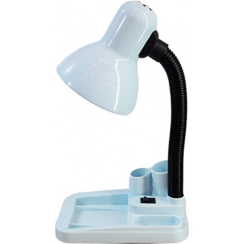 Светильник настольный Уютель UT-220 E27 60W, с пеналом, белый