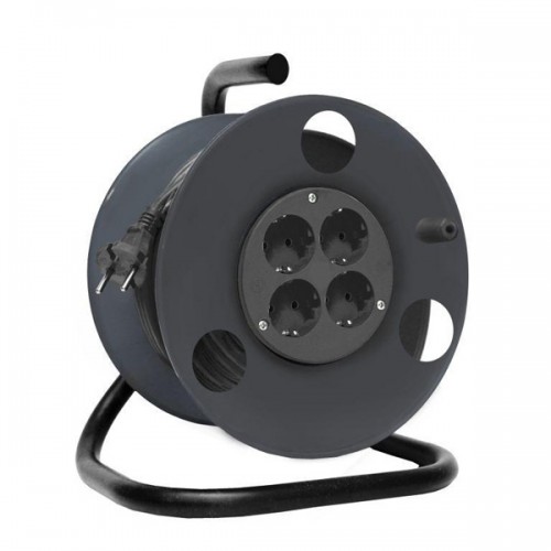 Удлинитель на катушке ПВС 40м. 2*0,75 4 роз. СОЮЗ S-3104