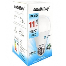 Лампа светодиодная Smartbuy А60-11W- E27 4000K груша
