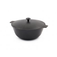 Казан чугунный 3л. Камская К31д дужка, алюм. крышка