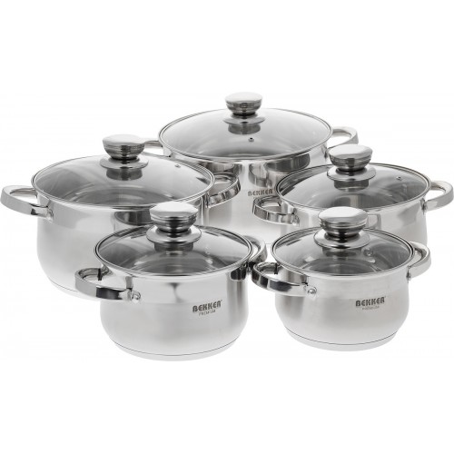 Набор посуды 10пр. BEKKER BK-1597 Premium