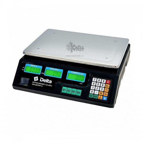 Весы торговые DELTA ТВН-35 до 35кг.