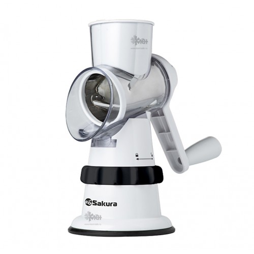 Терка-шинковка SAKURA SA-VS01W 3 сменных барабана, белый