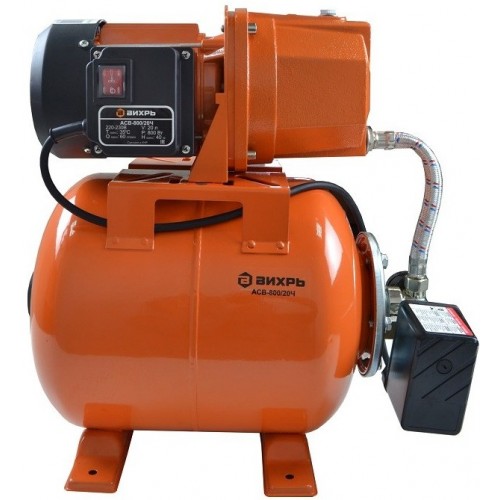 Станция водоснабжения Вихрь АСВ-800/20Ч 800Вт., корпус чугун., напор 40м.