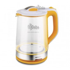 Чайник MAGNIT RMK- 3251 1,8.л, 2,2квт стекло оранж