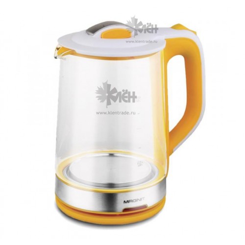 Чайник MAGNIT RMK- 3251 1,8.л, 2,2квт стекло оранж
