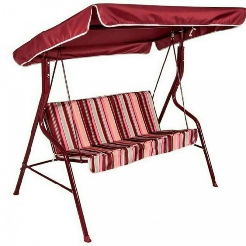 Качели садовые Уют с матрасом КД1-308 бордо
