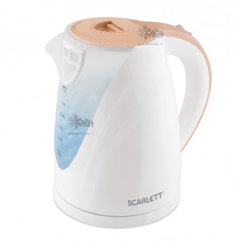 Чайник SCARLETT SC-EK 18 P43.бел/беж