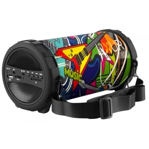 Колонка- труба портативная VS-01/S11B 10W 1500mAh USB SD FM AUX